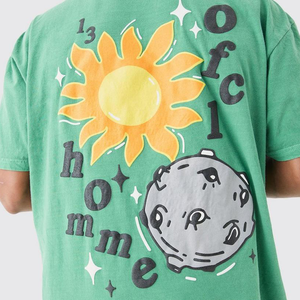 T-shirts d'été en gros pour fabricants de vêtements, streetwear personnalisé, t-shirts unis 100 % coton pour femmes, vêtements grande taille pour hommes - Product Image 2