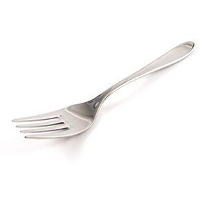 Ensemble de 4 fourchettes en acier inoxydable, finition miroir, pour dîner et dessert, compatibles lave-vaisselle, couverts modernes - Product Image 2