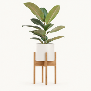 Modern Wooden Plant Stand Eco-Friendly Wooden Flower <b>Pot</b> <b>Holder</b> for Indoor Living Room and Outdoor Garden Decor Display Rack - Product Image 1