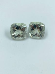 Pierre précieuse naturelle d'améthyste verte de qualité supérieure, pierre brute, 15,34 carats, 12 mm, taille coussin, couleur verte, pour la fabrication de bijoux - Product Image 6