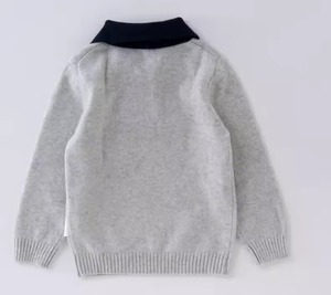 Pull pour garçons, tricot doux de qualité supérieure, confortable, chaud, décontracté, pour tous les jours, vêtements d'hiver tendance, usine de vêtements de grande capacité - Product Image 4