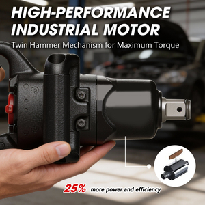 Llave de Impacto Neumática LE-IW1330 de 1 Pulgada, Doble Martillo, Aleación de Magnesio, Alto Torque 1600 Ft-lb, Súper Ligera, OEM Taiwán - Product Image 2