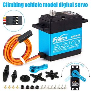 Servo Digitale Impermeabile ad Alta Coppia e Velocità 35kg con Ingranaggi Interamente in Metallo per Auto RC ed Elicotteri, Componenti Motore 7.4V, Larghezza 40mm - Product Image 2