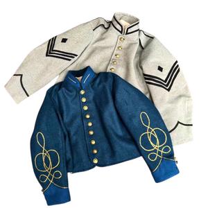 Chaqueta de los Estados Confederados, específicamente una variante del "Departamento de Alabama", hecha de lana vaquera con una chaqueta azul. - Product Image 2