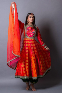 Nouvelle Arrivée 2026 – Robe Traditionnelle Afghane en Velours Élégante pour Femme, Broderie Main, Manches Longues Assorties, Robes Kuchi Afghanes - Product Image 4