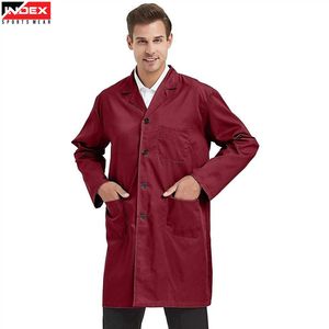 Bata de Laboratorio Blanca para Médico, Uniforme Médico con Logotipo Personalizado, Ropa de Hospital, Tela Premium, Cómoda, Manga Larga, Directo de Fábrica - Product Image 1