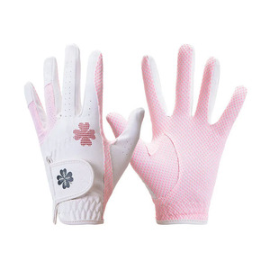 Gants de golf en cuir Pu de qualité supérieure pour femmes, paire pour main gauche et droite, conception respirante, antidérapants en silicone, gants de sport pour le golf - Product Image 1