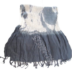 Châle en voile de coton peint à la main pour femme, écharpe longue réversible, toutes saisons, usage quotidien, style traditionnel - Product Image 3