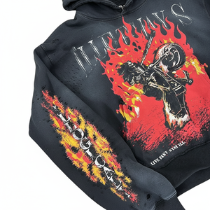 Créez votre propre style : sweat à capuche personnalisé avec logos imprimés, effet vintage, prix bas, fabricant de premier plan, sweat à capuche pour hommes. - Product Image 4