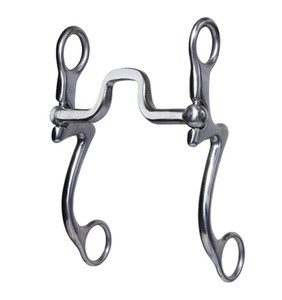 Mors de cheval en acier inoxydable de haute qualité pour l'équitation western, mors de dressage argenté pour l'entraînement équestre - Product Image 5