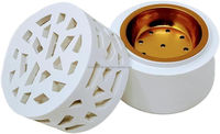 SS CRAFTS INDIA – Brûleur d'encens religieux indien en bois 100 % fait main de luxe, porte-parfum Bakhoor, couleur et taille personnalisables pour la maison
