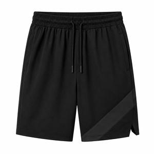 Shorts de sport pour hommes en toile écologique à séchage rapide, couleurs personnalisées, taille élastique avec cordon de serrage, longueur normale, décontracté et athlétique - Product Image 5