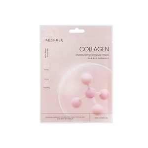 RENOBLE-Paquet de feuilles faciales (COLLAGÈNE)-Fabriqué en Corée _ pack de feuilles d'ampoule hydratantes (PAR CEJ BEAUTY)_ 22ML _ 400PCS - Product Image 1