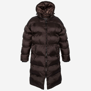 Hot Sale Men's High Quality Designer Heavy Quilted Long Puffer Jacket Custom Shiny Winter <b>Bubble</b> <b>Coat</b> Hood Outdoor - Product Image 6
