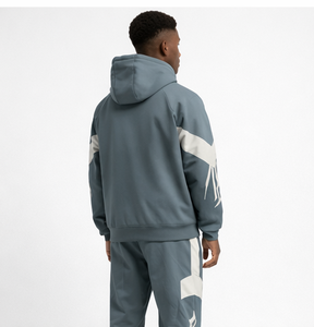 Custom Men's Zip Hoodie Tracksuit <b>Set</b> Premium Polyester Sportswear Jogger Suit Gym Training Suit Athletic Fitness Tracksuit - Product Image 4