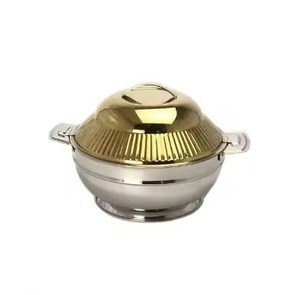Durable Finish Metal Hot Pot Compact Design Insulated <b>Food</b> Casserole Modern Dining Serving Bowl Kitchen Category - Product Image 5