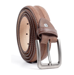 Cinturones de Cuero Genuino para Hombre, Cinturones Casuales de Alta Calidad para Jeans, Cinturones de Moda Masculinos al por Mayor, Hebilla de Pin, Logotipo Personalizado de Calidad, OEM de Moda - Product Image 5