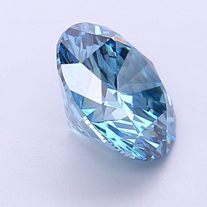 Diamant CVD cultivé en laboratoire, forme ronde, bleu vif fantaisie, clarté VS1, polissage excellent, qualité supérieure, pierre non montée pour bague - Product Image 4