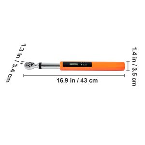 Kit Chiave Dinamometrica Digitale da 3/8'' con Intervallo 3.7-37ft.lb/5-50n.m, Precisione 2%, Strumento Elettronico per Riparazioni Auto - Product Image 3