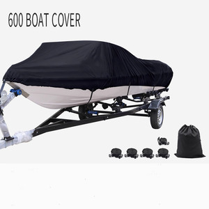 Bâche de protection robuste <span class=keywords><strong>pour</strong></span> <span class=keywords><strong>bateau</strong></span> marin en <span class=keywords><strong>toile</strong></span> polyester 600D, imperméable et pare-soleil, accessoire de navigation <span class=keywords><strong>pour</strong></span> yacht, abri <span class=keywords><strong>pour</strong></span> <span class=keywords><strong>bateau</strong></span> rapide à coque en V - Product Image 2