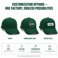Casquette de baseball structurée ajustée avec patch tissé personnalisé, en coton brossé, fabrication OEM, broderie 3D, sangle à boucle métallique, pour homme