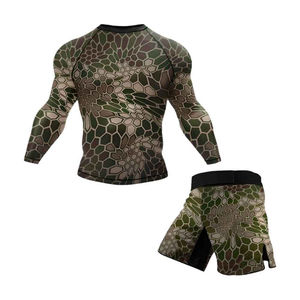 T-shirt de compression pour homme, best-seller, MMA, Jiu Jitsu, BJJ, séchage rapide, pour la gym, la course et l'entraînement - Product Image 3