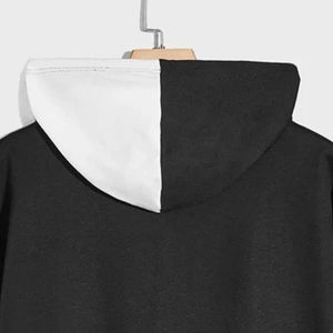 Ventes en gros de sweats à capuche pour hommes en coton 100% respirant et écologique, avec poche, options personnalisées, style pull-over - Product Image 2