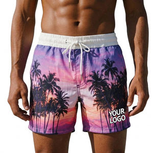 Shorts de bain et de plage pour homme et femme, taille plus, séchage rapide, polyester écologique respirant, sublimation de motifs personnalisés 2023 - Product Image 3