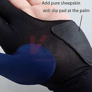 Gants de billard haut de gamme pour joueurs de pool, action de queue fluide, conception à trois doigts, vente en gros OEM - Product Image 5