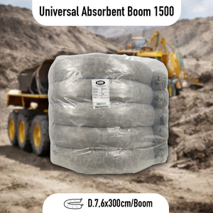 ถุงดูดซับน้ำมันเคมี Universal Absorbent Boom 1500 สำหรับควบคุมการรั่วไหลของน้ำมัน สารเคมี และของเหลว สำหรับโรงงาน คลังสินค้า และการบำรุงรักษา - Product Image 2