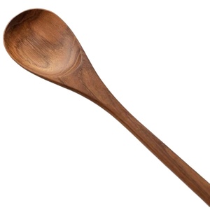 Top Sale Utensils Acacia Natural Wooden Stylish Indian Handmade Serving <b>Sugar</b> Spoons Customized Size for Restaurants & Kitchen - Product Image 1