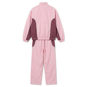 Custom <b>Women</b> Nylon Color Block Tracksuit 2 Piece Set Stand Collar <b>Jacket</b> Wide Leg Pants Vintage Y2K Streetwear - Product Image 2