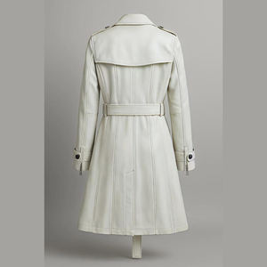 Abrigo Acolchado de Cuero Genuino Suave para Mujer, Personalizado, de Longitud Regular, Chaqueta de Invierno, Prenda Exterior Elegante para Uso Diario - Product Image 3