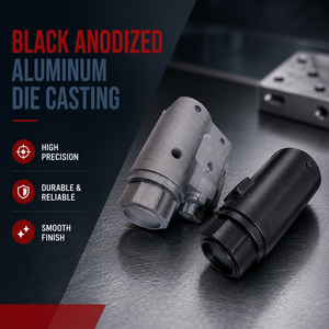 Fundición a presión de aluminio anodizado negro - Product Image 3