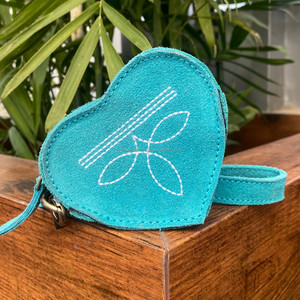 Diseño de moda Boot Stitch Suede cuero cremallera Mujer Mini monedero cuero genuino multifuncional muñeca almacenamiento dinero bolsa - Product Image 2