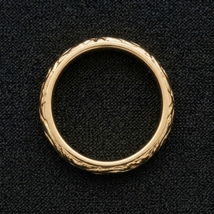 Anillo de Compromiso Minimalista de Oro de Lujo, Acabado Pulido Brillante, Joyería Fina, Estilo Atemporal para Uso Diario, Regalo - Product Image 4