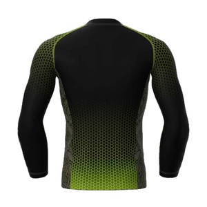 เสื้อแรชการ์ดแขนยาว ระบายอากาศ แห้งเร็ว ป้องกันแบคทีเรีย พิมพ์ลายด้วยเทคนิคการถ่ายเทความร้อน ผลิตจากโพลีเอสเตอร์และไนลอน สำหรับผู้ใหญ่ ใส่ได้ทั้งชายและหญิง - Product Image 2