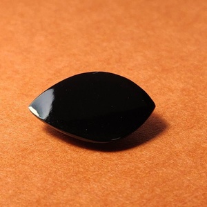 Gema de espinela negra natural cabujón marquesa suelta para fabricación de joyas al por mayor, proveedor de gemas marquesa - Product Image 1