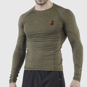 Camisetas de Compresión para Hombre de Nuevo Diseño para Uso en Exteriores, Camisetas de Compresión de Moda al por Mayor - Product Image 1