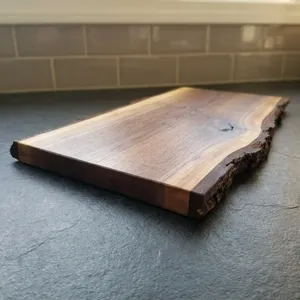 Luxury Thick End Grain Soild <b>Butcher</b> <b>Block</b> Acacia Wood Cutting Board Chopping <b>Block</b> with Handle for Kitchen Use - Product Image 2