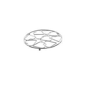 Moderno Soporte de Acero Inoxidable y Madera con Diseño de Piña Calada, Protector de Encimera de Cocina Resistente al Calor - Product Image 2