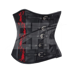 Top Corset para Mujer, Sexy, 2026, Logotipo Personalizado, Servicio OEM, Venta al Por Mayor, Alta Calidad, para Club, de Cuero Negro - Product Image 3