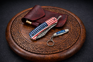 Cortador de Cigarros de Acero Inoxidable de Lujo con Mango con Diseño de Bandera y Logotipo Personalizado - Accesorios para Fumar - Product Image 3
