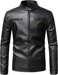 Veste en cuir de haute qualité pour hommes, très élégante et stylée - Product Image 5