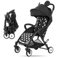 Poussette 3 en 1 pliable avec siège auto et landau pour bébé