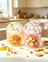 Sachet Doypack Holographique à Forme Spéciale avec Logo Personnalisé, Découpé sur Mesure, Scellé sur Trois Côtés, pour Emballage de Bonbons, Biscuits et Snacks pour Enfants