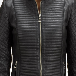 Women Leather <b>Jackets</b> for Ladies Fashion New Arrival Customized Genuine <b>Sheepskin</b> Leather Women Leather <b>Jacket</b> Casual Fashion - Product Image 6
