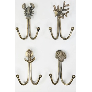 Ensemble de crochets muraux en aluminium Sun Moon Star, style vintage, pour la cuisine, à fixer au mur, pour clés, serviettes, vêtements - Product Image 6