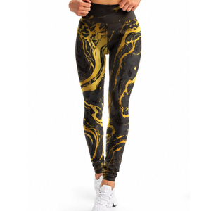 Legging de yoga et fitness sans couture pour femme, sublimé, taille haute, effet ventre plat, pantalon de compression - Product Image 6