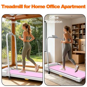 Tapis Roulant Sotto Scrivania con Inclinazione, Pedana Portatile per Camminata e Jogging, Display LED, Telecomando - Product Image 2